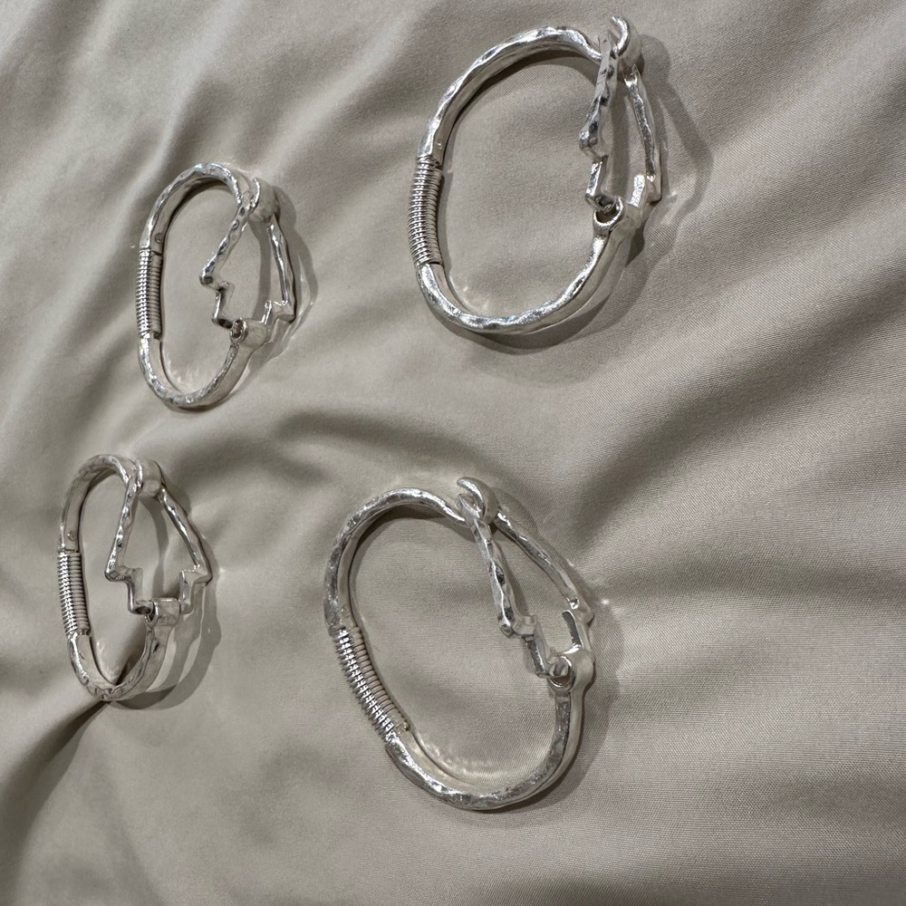 Arrowhead Silver Bracelets (4 shown)